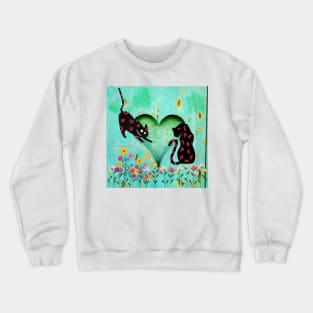 cats love Crewneck Sweatshirt